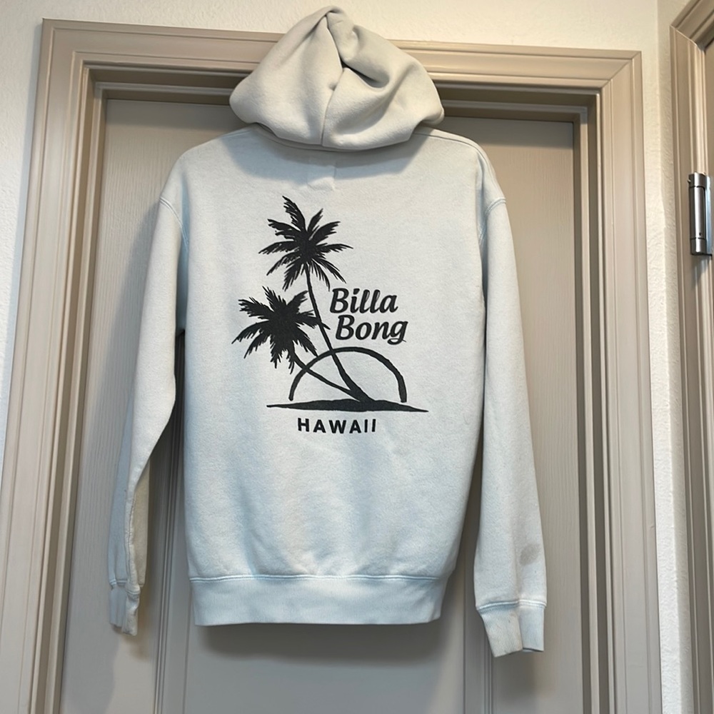 got in local shop in Hawaii good soft hoodie